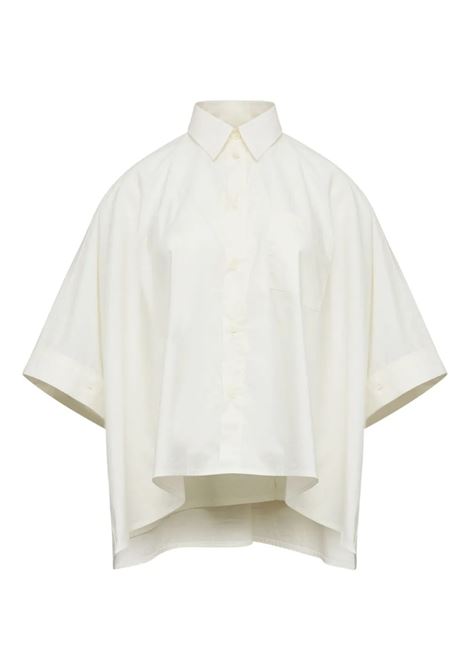 asymmetrical shirt woman white MM6 MAISON MARGIELA | S52DL0236 M35256101